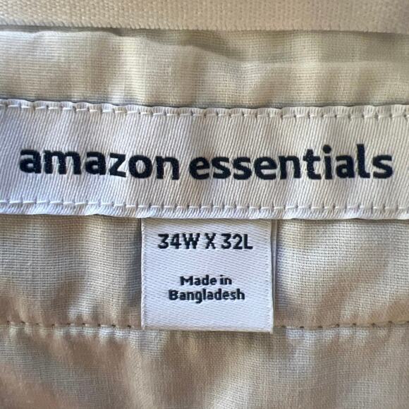 Amazon Essentials dress pant men’s 34x32 
flat front classic fit - Picture 5 of 6